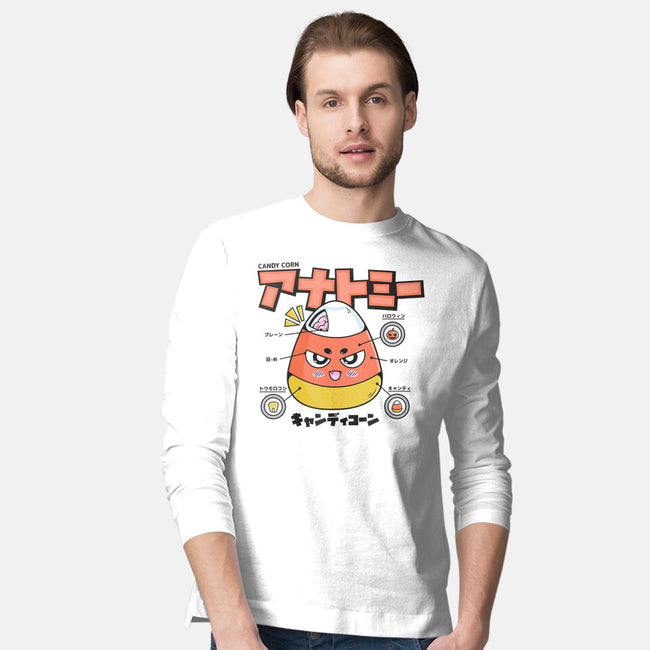 Anatomy Of A Candy Corn-Mens-Long Sleeved-Tee-Bear Noise