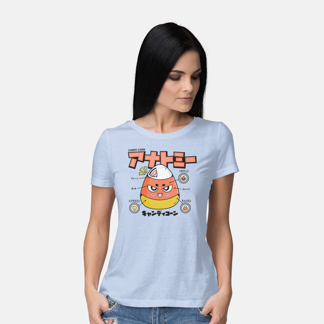 Anatomy Of A Candy Corn-Womens-Basic-Tee-Bear Noise