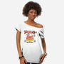 Anatomy Of A Candy Corn-Womens-Off Shoulder-Tee-Bear Noise