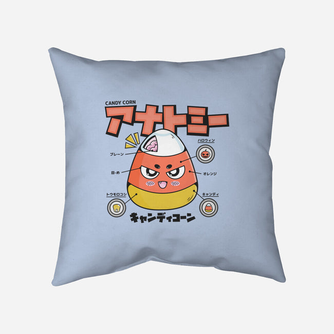 Anatomy Of A Candy Corn-None-Non-Removable Cover w Insert-Throw Pillow-Bear Noise