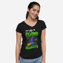 My Flying Monkeys-Womens-V-Neck-Tee-neverbluetshirts