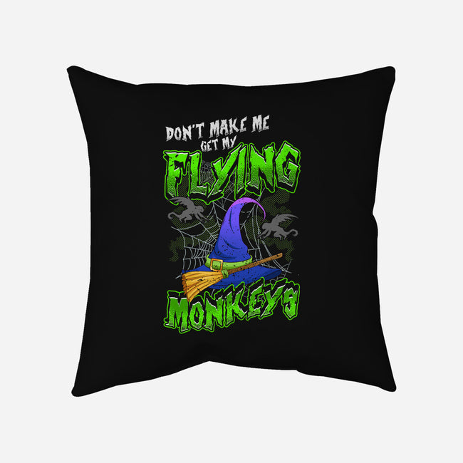 My Flying Monkeys-None-Non-Removable Cover w Insert-Throw Pillow-neverbluetshirts