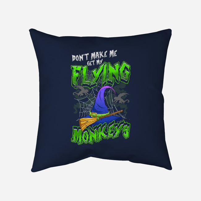 My Flying Monkeys-None-Non-Removable Cover w Insert-Throw Pillow-neverbluetshirts