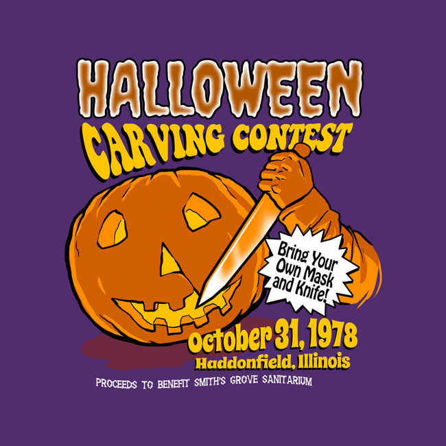 Halloween Carving Contest-Womens-Fitted-Tee-tonynichols