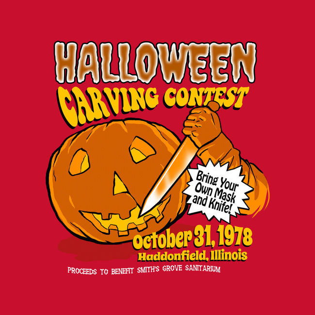 Halloween Carving Contest-Womens-Fitted-Tee-tonynichols