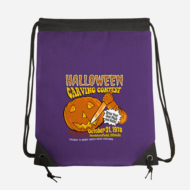 Halloween Carving Contest-None-Drawstring-Bag-tonynichols
