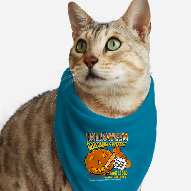 Halloween Carving Contest-Cat-Bandana-Pet Collar-tonynichols