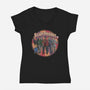 Scary Friends-Womens-V-Neck-Tee-tonynichols