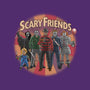 Scary Friends-Womens-Basic-Tee-tonynichols