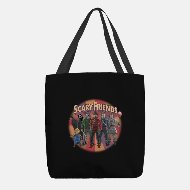 Scary Friends-None-Basic Tote-Bag-tonynichols