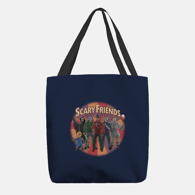 Scary Friends-None-Basic Tote-Bag-tonynichols