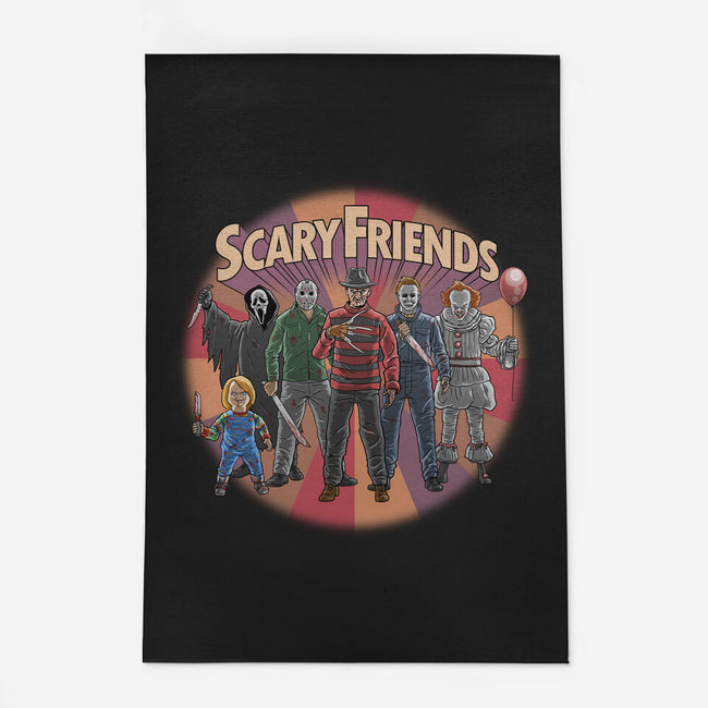 Scary Friends-None-Indoor-Rug-tonynichols