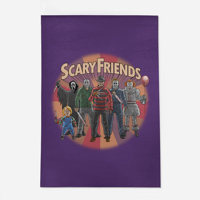 Scary Friends-None-Indoor-Rug-tonynichols