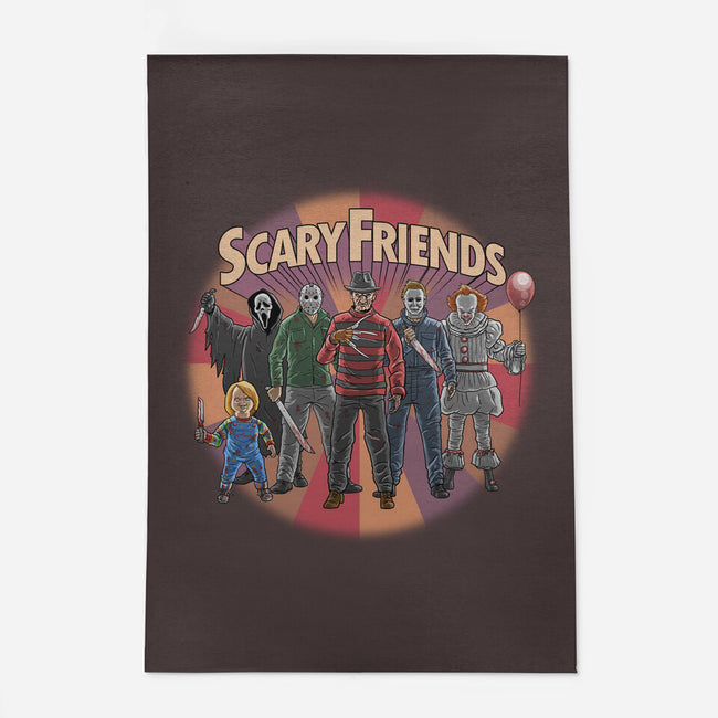 Scary Friends-None-Outdoor-Rug-tonynichols