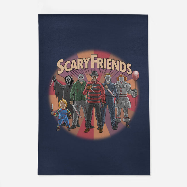 Scary Friends-None-Outdoor-Rug-tonynichols