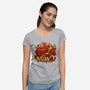 The Inferno-Womens-V-Neck-Tee-Spedy93