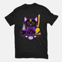 Purr Evil Evil Cat-Womens-Basic-Tee-Nelelelen