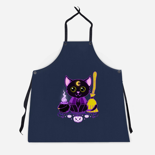 Purr Evil Evil Cat-Unisex-Kitchen-Apron-Nelelelen