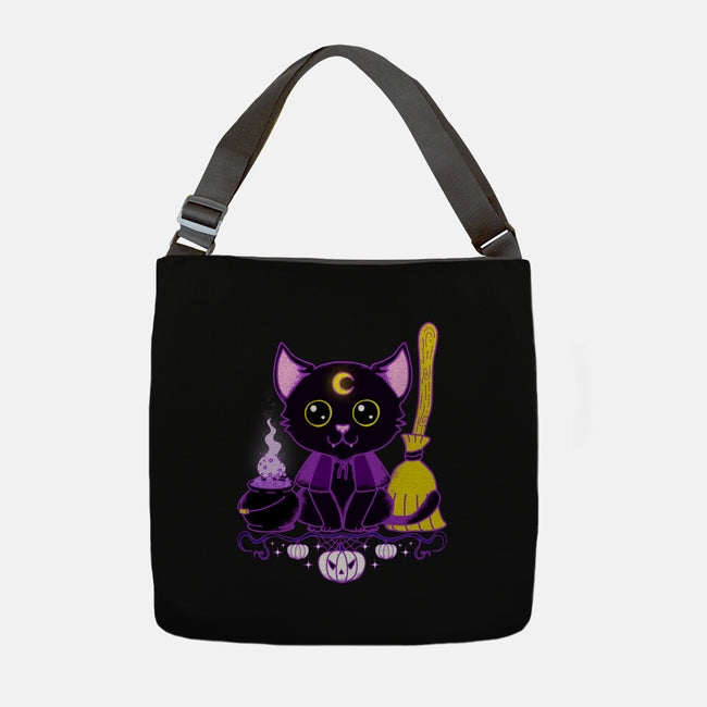 Purr Evil Evil Cat-None-Adjustable Tote-Bag-Nelelelen