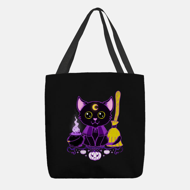 Purr Evil Evil Cat-None-Basic Tote-Bag-Nelelelen