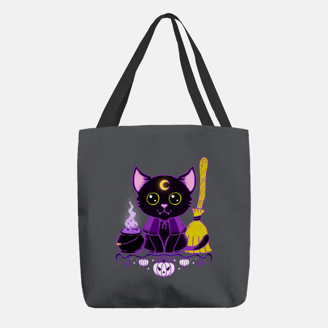 Purr Evil Evil Cat-None-Basic Tote-Bag-Nelelelen