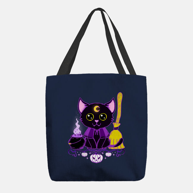 Purr Evil Evil Cat-None-Basic Tote-Bag-Nelelelen