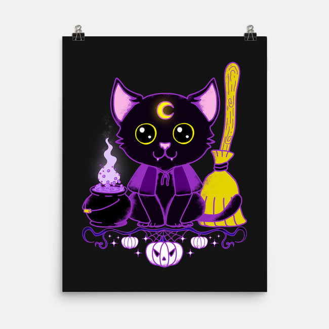 Purr Evil Evil Cat-None-Matte-Poster-Nelelelen