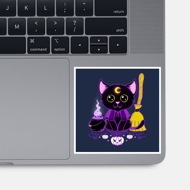 Purr Evil Evil Cat-None-Glossy-Sticker-Nelelelen