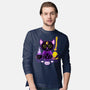 Purr Evil Evil Cat-Mens-Long Sleeved-Tee-Nelelelen