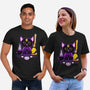 Purr Evil Evil Cat-Unisex-Basic-Tee-Nelelelen