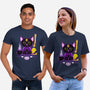 Purr Evil Evil Cat-Unisex-Basic-Tee-Nelelelen