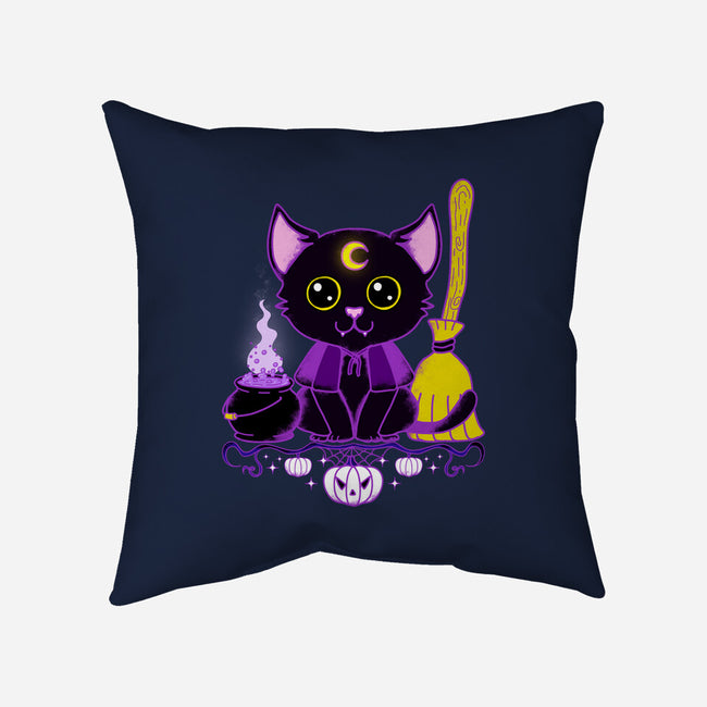 Purr Evil Evil Cat-None-Non-Removable Cover w Insert-Throw Pillow-Nelelelen