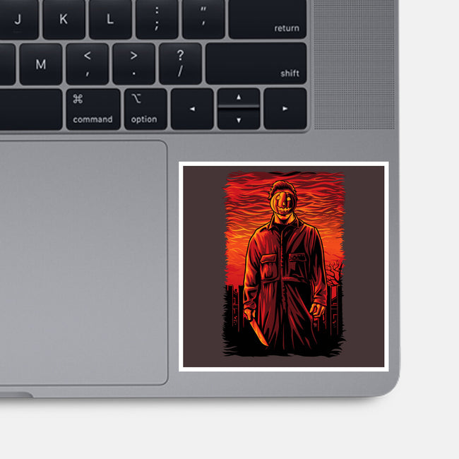 The Son Of Halloween-None-Glossy-Sticker-daobiwan