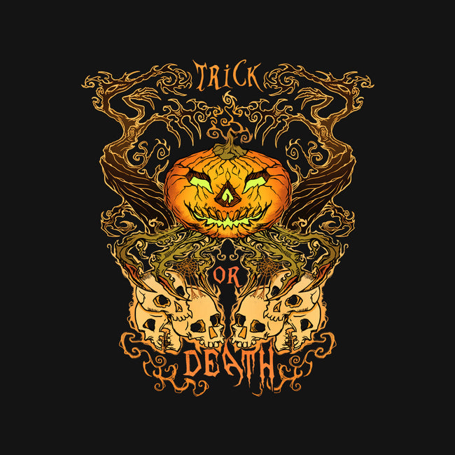 Trick Or Death-Womens-Fitted-Tee-Damyanoman