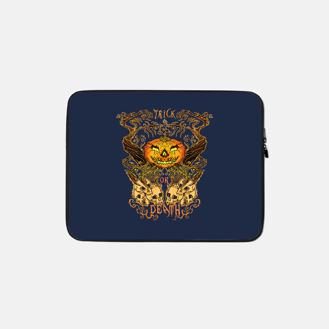 Trick Or Death-None-Zippered-Laptop Sleeve-Damyanoman