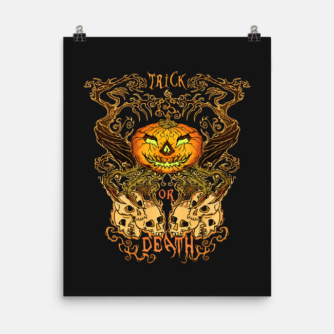 Trick Or Death-None-Matte-Poster-Damyanoman