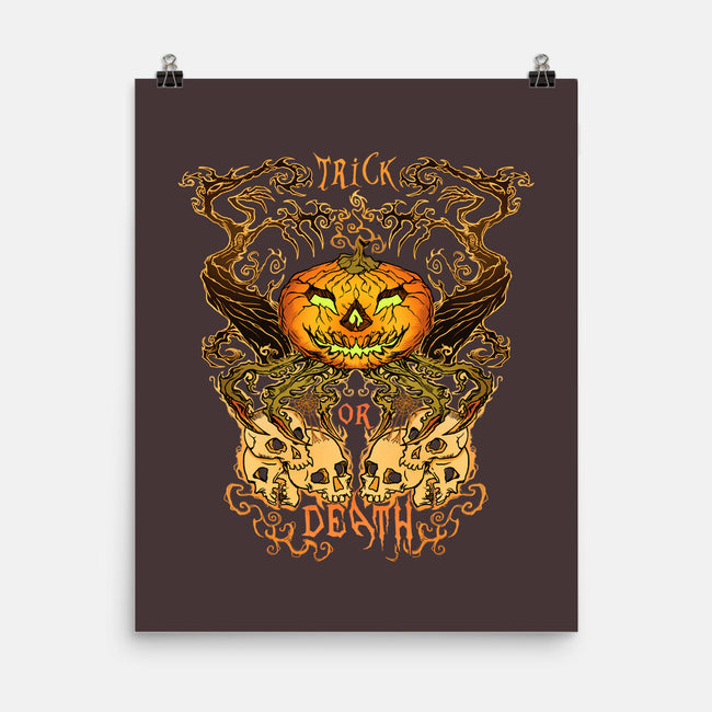 Trick Or Death-None-Matte-Poster-Damyanoman