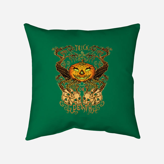 Trick Or Death-None-Removable Cover w Insert-Throw Pillow-Damyanoman