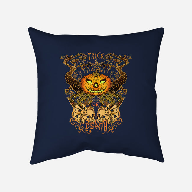 Trick Or Death-None-Removable Cover w Insert-Throw Pillow-Damyanoman