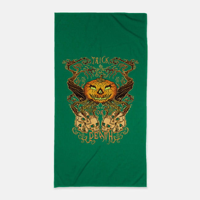 Trick Or Death-None-Beach-Towel-Damyanoman