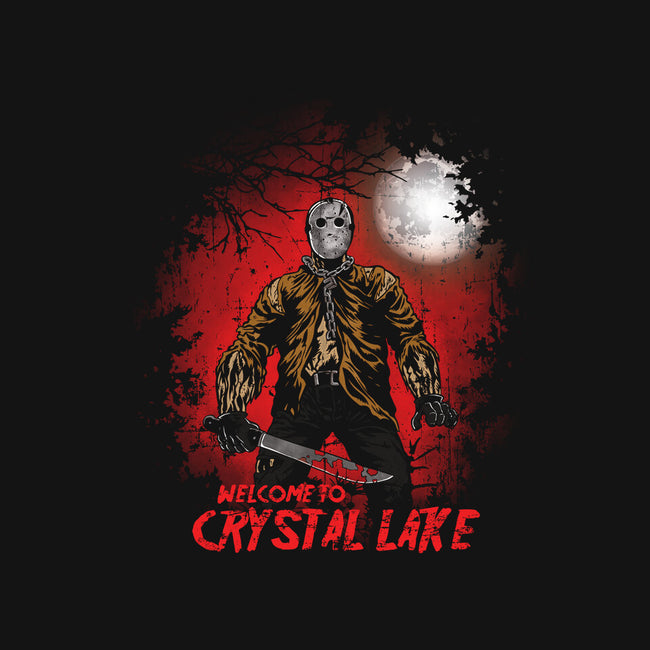 Welcome To Crystal Lake-Unisex-Baseball-Tee-turborat14