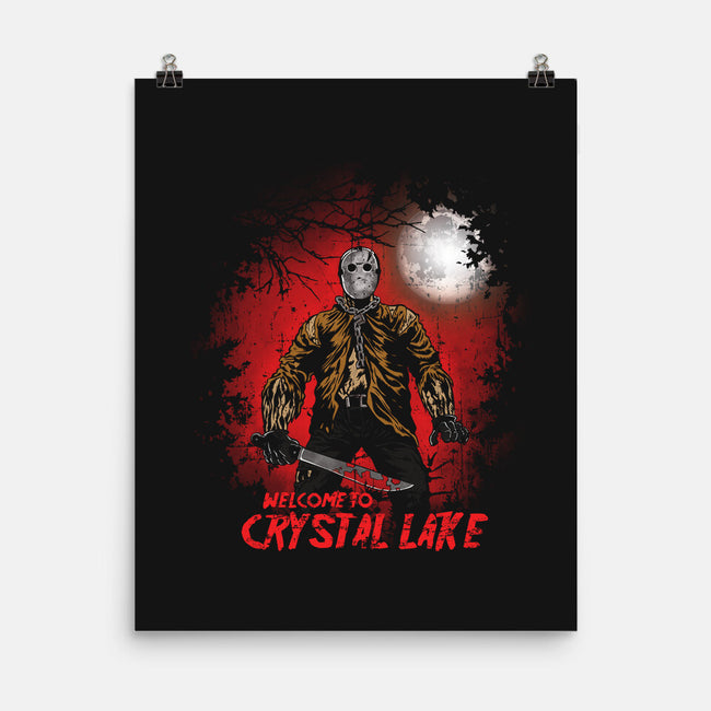Welcome To Crystal Lake-None-Matte-Poster-turborat14