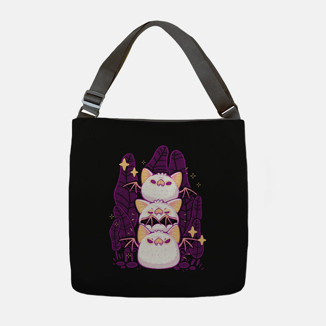 Cute Honduran White Bats-None-Adjustable Tote-Bag-xMorfina