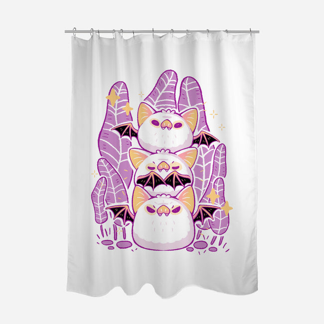 Cute Honduran White Bats-None-Polyester-Shower Curtain-xMorfina
