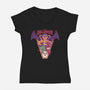 Ghost Party Halloween-Womens-V-Neck-Tee-MMNINESTD