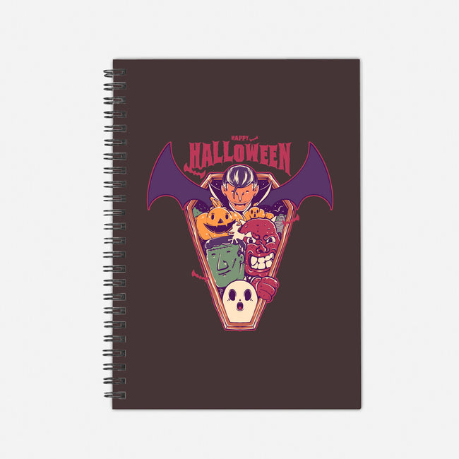 Ghost Party Halloween-None-Dot Grid-Notebook-MMNINESTD