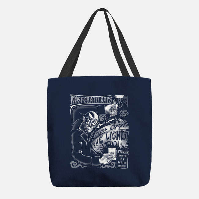Lights Out-None-Basic Tote-Bag-SpicyGurry