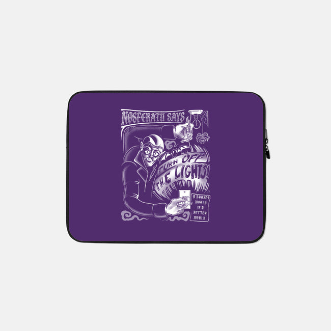 Lights Out-None-Zippered-Laptop Sleeve-SpicyGurry