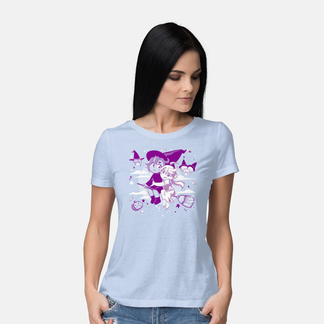 Witch's Bride-Womens-Basic-Tee-inverts