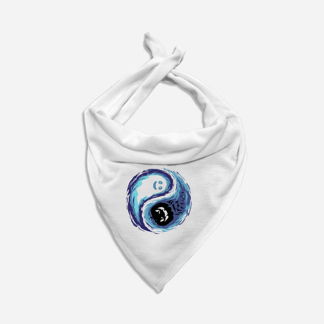 Yin Yang Halloween-Cat-Bandana-Pet Collar-IKILO